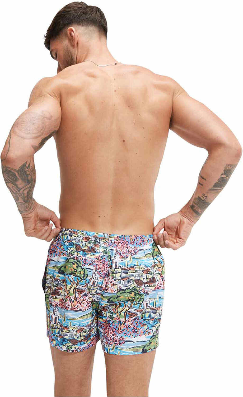 Speedo printed leisure 14 bañador playa hombre Verde