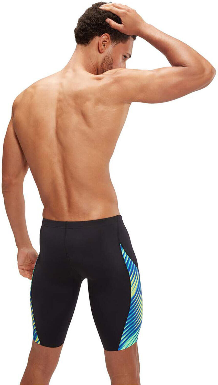 Speedo allover digital bañador natación hombre Negro (36)