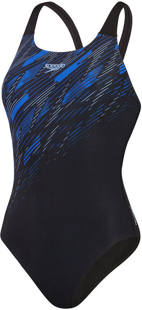 Speedo hyperboom placement bañador natación mujer Negro (44)