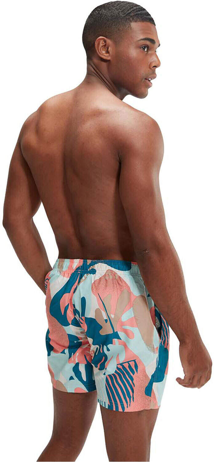 Speedo digital printed leisure 16 bañador playa hombre Naranja (M)