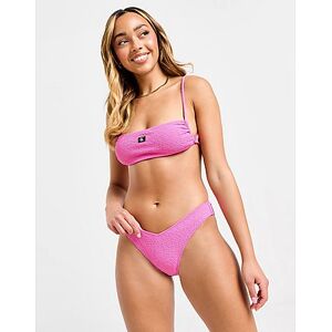 Calvin Klein Swim Monogram Bikini Bottoms, Pink  - Pink - Size: Large