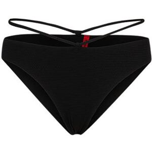 HUGO Structured-jersey bikini bottoms with strap details