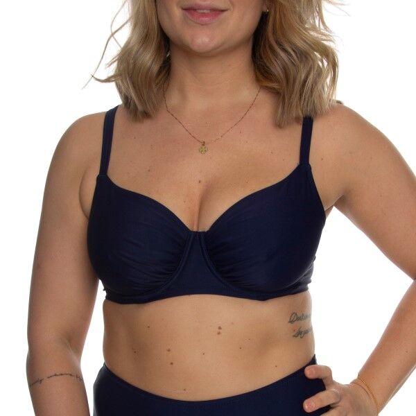 Damella Grace Basic Bikini Bra - Navy-2  - Size: 32133 - Color: Merensininen