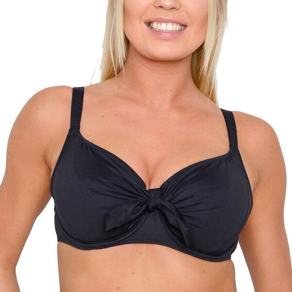 Saltabad Dolly Bikini Bra - Black  - Size: STBT570 - Color: musta