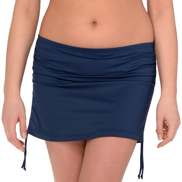 Saltabad Bikini Basic Skirted Brief With String - Navy-2  - Size: STBB715 - Color: Merensininen