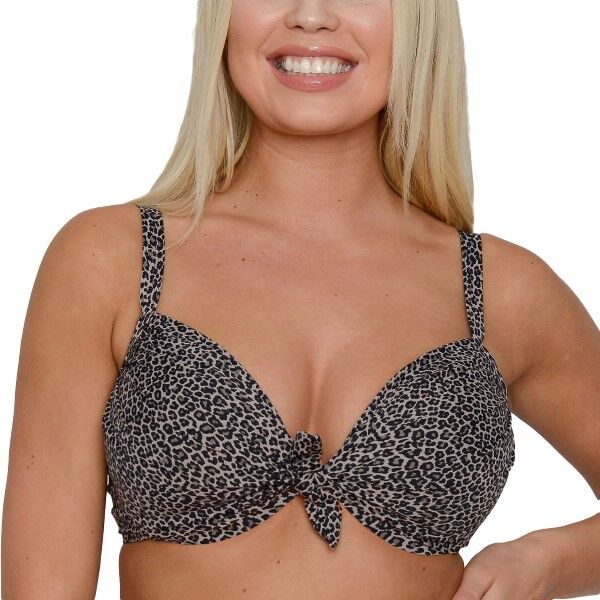 Saltabad Leo Kerstin Bikini Bra - Leopard  - Size: STBT548 - Color: leopardi