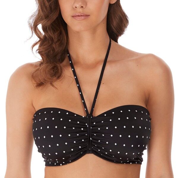 Freya Jewel Cove Padded Bandeau - Black  - Size: AS7233 - Color: musta