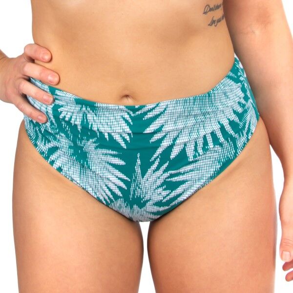 Chantelle Bamboo High Waist Bikini Brief - Green Pattern * Kampanja *  - Size: C17C80 - Color: Vihreä kuviollinen