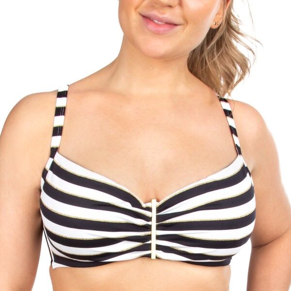 Femilet Belize Underwired Bikini Bra - Black/White * Kampanja *  - Size: FS1310 - Color: musta/valk