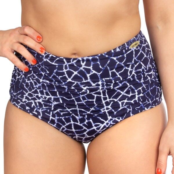 Damella Audrey Navy Crackle Bikini Maxi Brief - Blue Pattern  - Size: 33552 - Color: Sininen kuvioi
