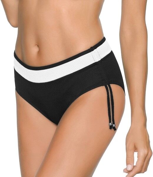 Wiki Porto Cervo De Luxe Midi Bikini Brief - Black  - Size: 881-4110 - Color: musta