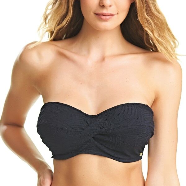 Fantasie Ottawa Twist Bandeau - Black  - Size: FS6354 - Color: musta