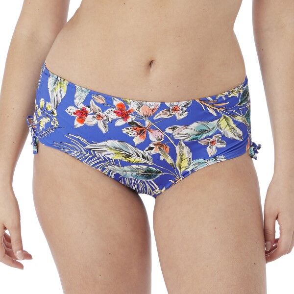 Fantasie Burano Adjustable Leg Bikini Short - Blue Pattern  - Size: FS7027 - Color: Sininen kuvioi