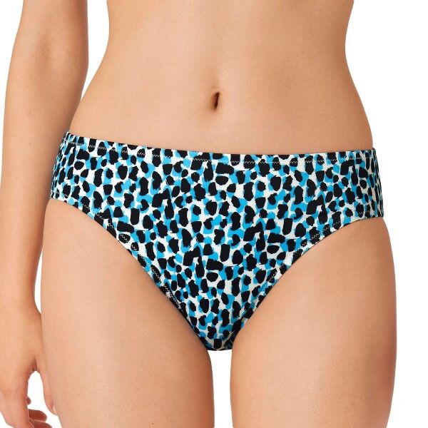 Sloggi Koh Tachai High Leg Bikini Brief - Black/Blue  - Size: 10207680 - Color: musta/sin