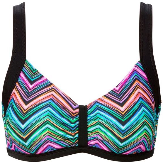 Trofé Trofe Zig Zag Magaluf Wireless Prosthetic Bikini - Mixed  - Size: 81202 - Color: Multi-colour