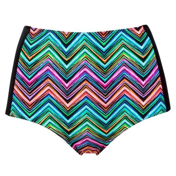 Trofé Trofe Zig Zag Bikini Maxi Brief - Mixed  - Size: 81205 - Color: Multi-colour