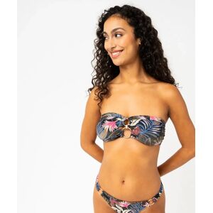 Haut de maillot de bain bandeau à bretelles multipositions femme - 100 D - multicolore - GEMO multicolore - Publicité