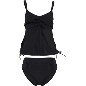 bonprix Tankini minimiseur (Ens. 2 pces.) avec polyamide recyclé noir 46 (100)/48 (105)/40 (90)/42 (95)/44 (95) - Publicité