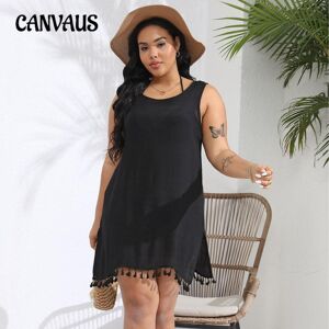 CANVAUS Robe de plage grande taille pour femmes, Cover-Up pour les vacances, Sexy, Bikini, débardeur extérieur, robe de plage - Publicité