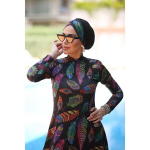 Palmiye Clothing & Footwear & Accessories Livre turque Full Covered Hijab Maillot de bain Feather Leaf 2013 Tuba - Publicité