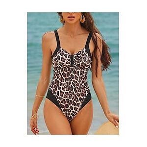 Maillots de Bain Une pièce Maillot de bain Femme Léopard Normal Body Maillots de bain Sexy Tenues de plage Vacances Lightinthebox