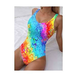 Maillots de Bain Une pièce Maillot de bain Femme Tropical Body Maillots de bain Sportif Tenues de plage Eté Lightinthebox