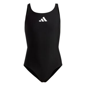 Maillot de bain 1 pièce logo fille adidas Solid Small Noir - Publicité