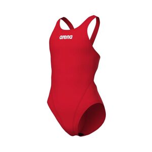 Maillot de bain 1 pièce fille Arena Team Tech Solid Rouge - Publicité