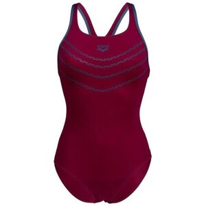 Maillot de bain 1 pièce femme Arena Losange Rouge - Publicité