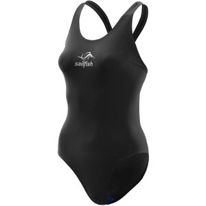 Power Sport Back Swimsuit Noir S Femme