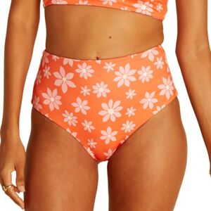 Out West Dreamin Reversible Hi Retro Bikini Bottom Orange S Femme Orange S female