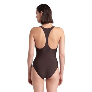 Arena Icons Racer Back Solid Swimsuit Marron FR 38 Femme - Publicité