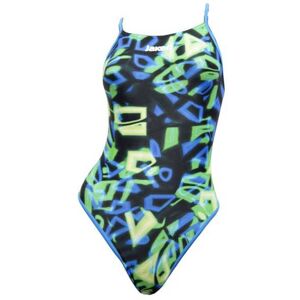 Fluo Beat Swimsuit Bleu,Noir 6 Years Fille