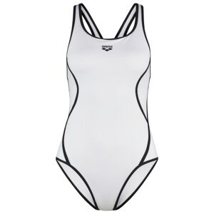 Arena - Women's Pro File Swimsuit V Back - Maillot de bain taille 34;36;38;40;42;44;46, blanc;bleu;noir - Publicité