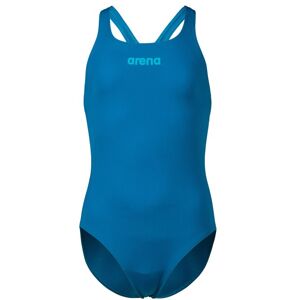 Arena - Girl's Team Swimsuit Swim Pro Solid - Maillot de bain taille 128, bleu - Publicité