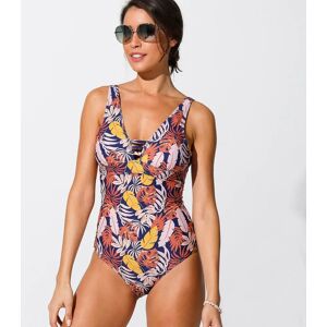 Blancheporte Maillot de bain 1 pièce Lagarta imprimé - BlancheporteLa tendance exotique dans des tonalités très douces s'affiche sur ce maillot de bain très féminin. Vous aimerez sa coupe et sa matière gainante qui assurent une silhouette affinée. Sans ou