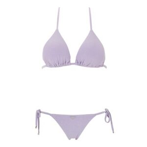 Giorgio Armani Emporio Armani pour femme. 262740_4R302 Bikini (S), Violet, Beachwear, Polyamide - Publicité
