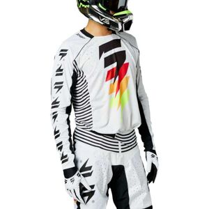 SHIFT Maillot cross Shift Black Label TARGA blanc noir