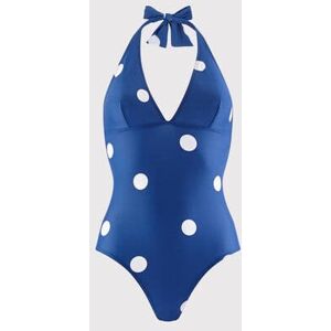 Petit Bateau Maillot de bain 1 piece recycle Femme Bleu Surf/Blanc Marshmallow XXS