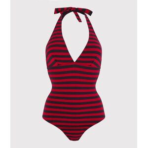 Petit Bateau Maillot de bain 1 piece reycle Femme Bleu Smoking/Rouge Terkuit XXS