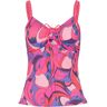 bonprix Haut de tankini avec polyamide recyclé fuchsia 46/54/56/42/52/50/58