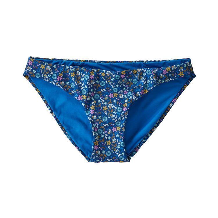 Patagonia Women's Sunamee Bikini Bottoms - Recycled Nylon, Cover Crop Wild: Superior Blue / S