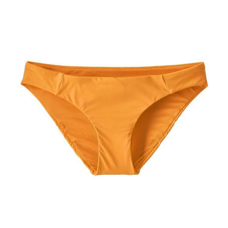 Patagonia Women's Sunamee Bikini Bottoms - Recycled Nylon, Saffron / L