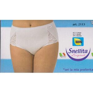 SNELLITA 6 Slip Donna In Cotone Art. 2113 Col. Misti Mis. A Scelta BIANCO/NERO 10