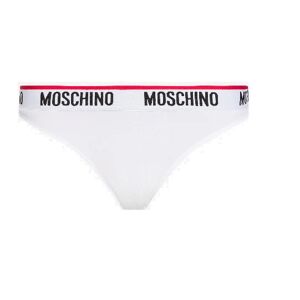 MOSCHINO Slip Donna In Microfibra Con Logo Art A47429003 0001 Colore Foto Misura A Scelta BIANCO 2