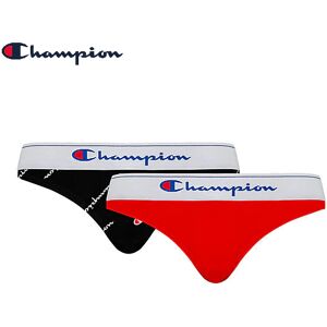 CHAMPION 2 Slip Donna Art Y0ab1 Colore Foto Misura A Scelta NERO ROSSO L