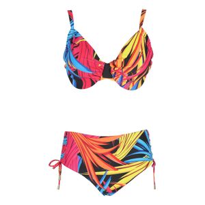 4 You Bikini donna con ferretto e slip a vita alta Bikini donna Multicolore taglia 46