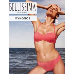 Bellissima Costume bikini donna a fascia in lurex Bikini donna Rosso taglia 44