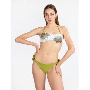 Farfala Fiore Costume da bagno bikini donna Bikini donna Verde taglia 42