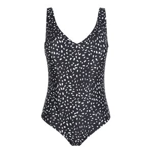 moorea beach Costume intero donna con stampa taglie forti Costumi Interi donna Nero taglia 50